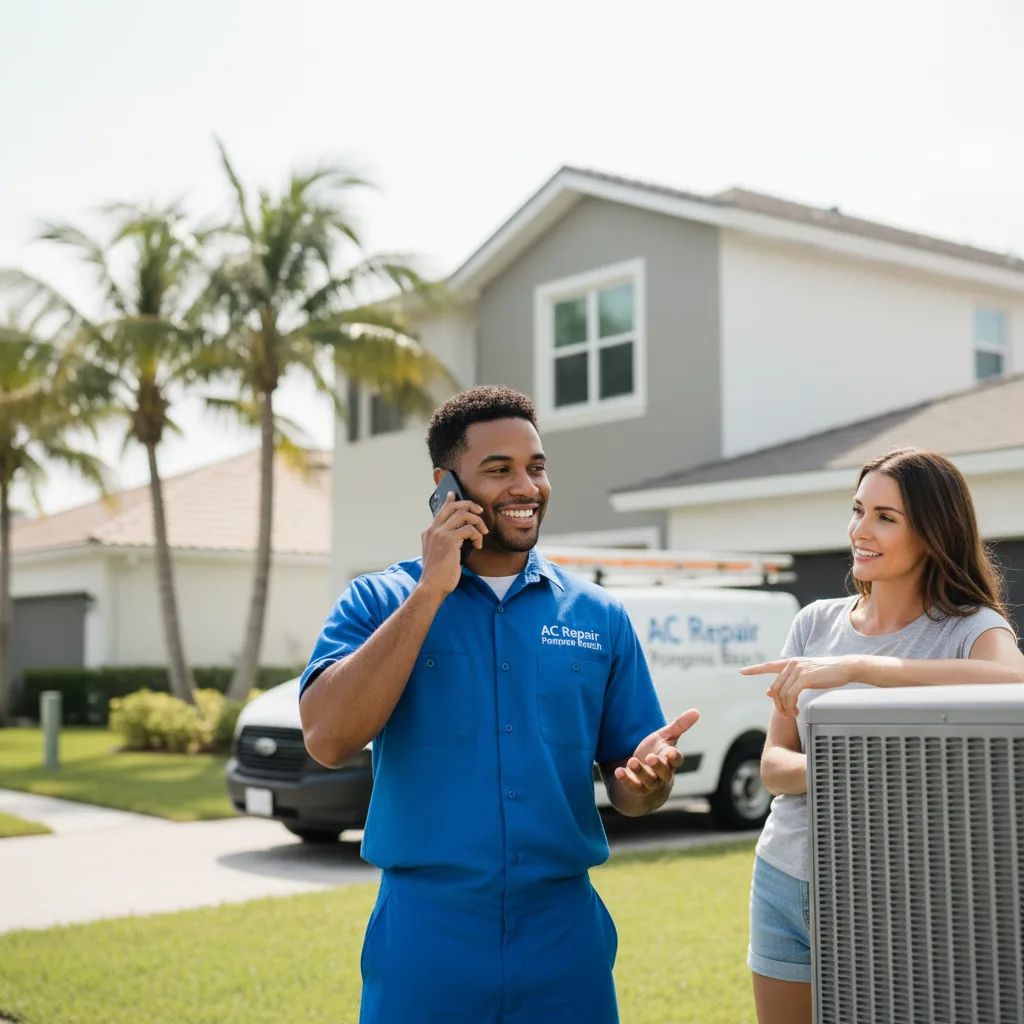 AC Repair Pompano Beach customer support in Boring